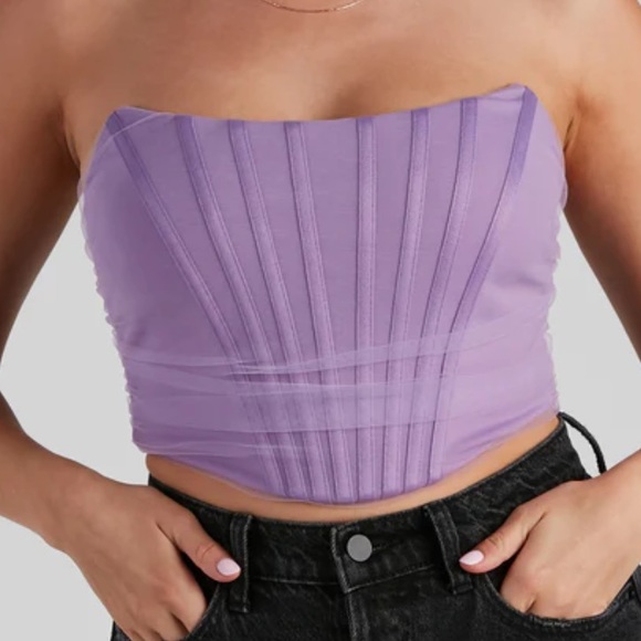 Windsor Purple Corset - Picture 6 of 8